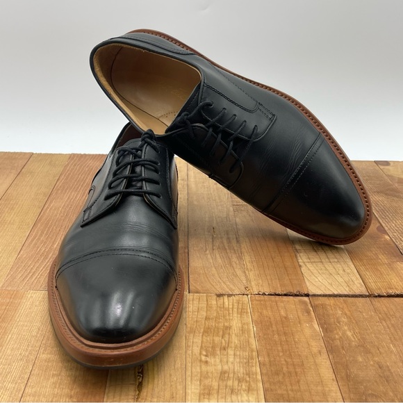 CURATORE AUGUSTO-SZ 9-Black Leather Oxford Shoe-MSRP $395 -LIGHTLY USED NO BOX main image 12